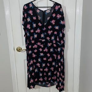 Charlotte Russe Floral Dress Black, Pink, Blue Size 3X